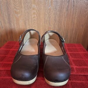 Dansko Brown  Leather Mary Jane’s  Size 36 or 6 US